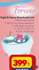 FOREVER FİGÜRLÜ HAVA NEMLENDİRİCİSİ fiyat ve kampanya bilgisi